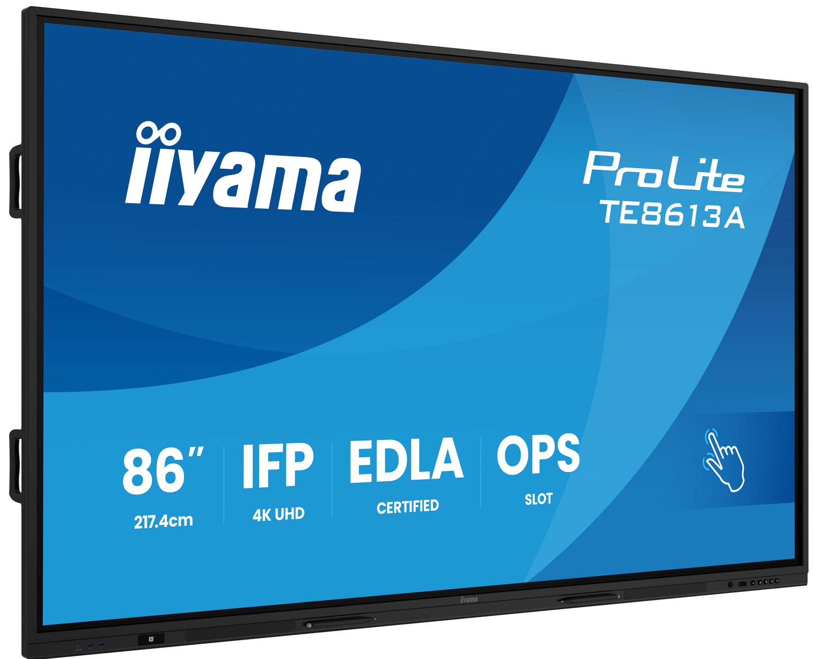 iiyama ProLite TE8613A-B1AG 86" 4K Ultra HD Google EDLA Certified Interactive Display Interactive Touchscreen Display iiyama