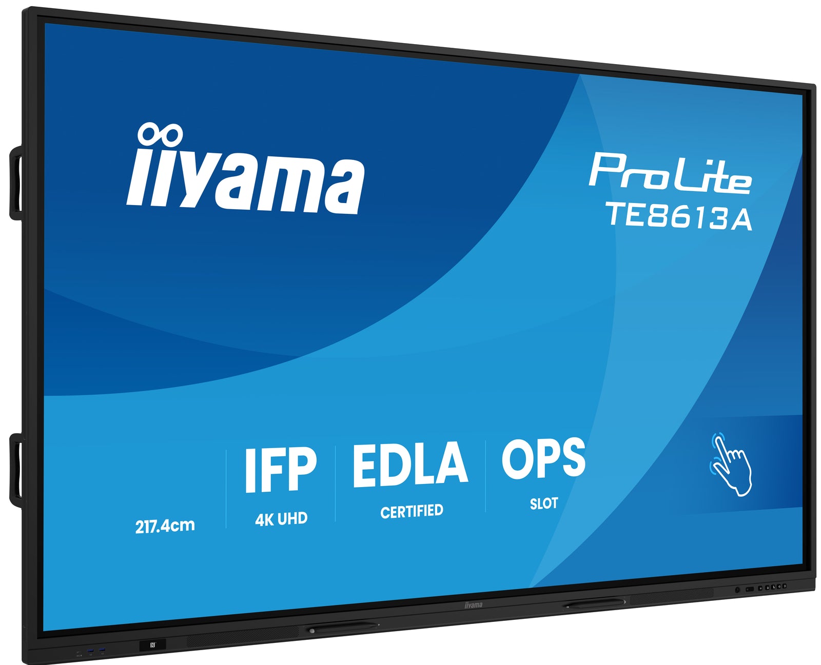 iiyama ProLite TE8613A-B2AG 86" 4K UHD Google EDLA Certified IFP Interactive Display Interactive Touchscreen Display iiyama