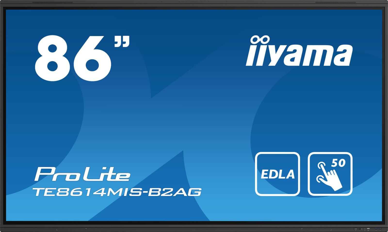 iiyama ProLite TE8614MIS-B2AG 86" Google EDLA Certified 4K UHD Interactive Display Interactive Touchscreen Display iiyama