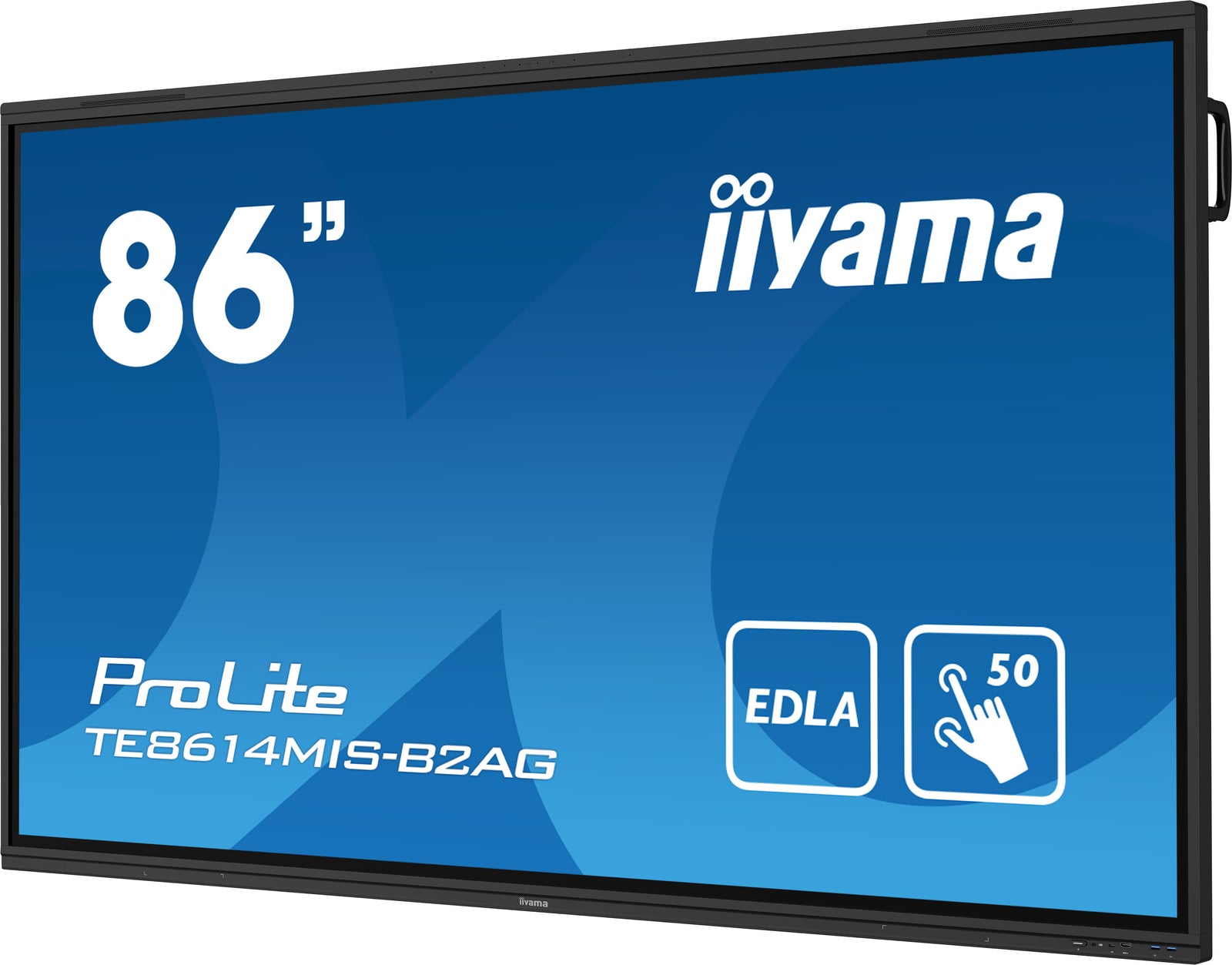 iiyama ProLite TE8614MIS-B2AG 86" Google EDLA Certified 4K UHD Interactive Display Interactive Touchscreen Display iiyama