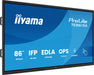 iiyama ProLite TE8615A-B2AG 86" 4K UHD Google EDLA Certified Interactive Display Interactive Touchscreen Display iiyama