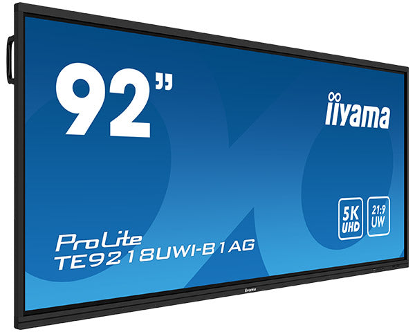 iiyama ProLite TE9218UWI-B1AG 92" Ultra-Wide 5K UHD Interactive Display Interactive Touchscreen Display iiyama
