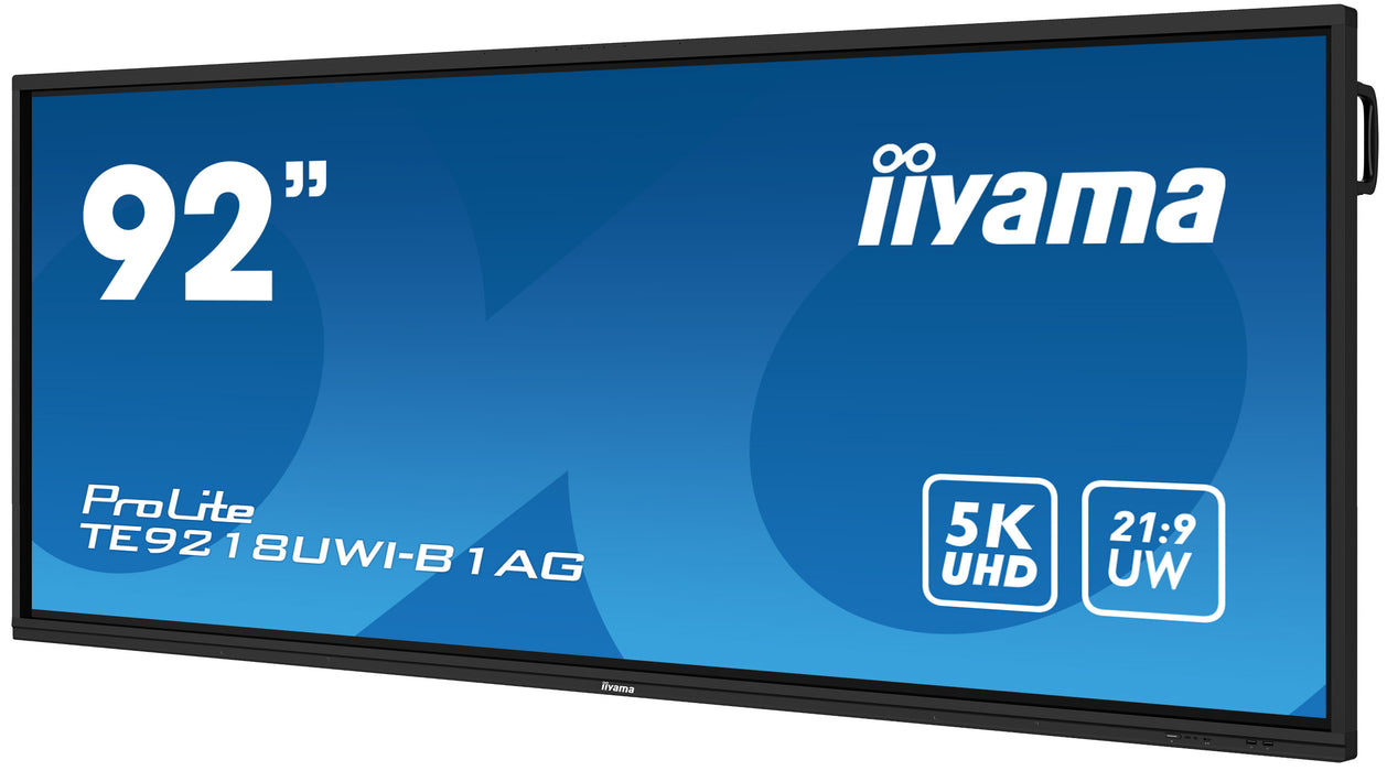 iiyama ProLite TE9218UWI-B1AG 92" Ultra-Wide 5K UHD Interactive Display