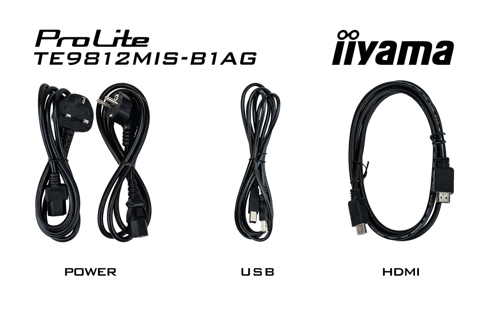 iiyama ProLite TE9812MIS-B1AG 98" 4K UHD Interactive Touchscreen Display Interactive Touchscreen Display iiyama