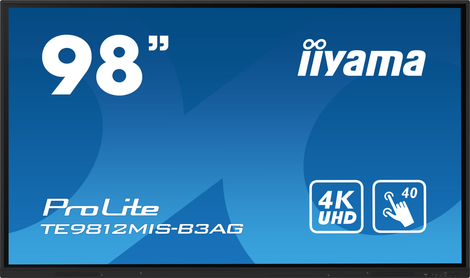 iiyama ProLite TE9812MIS-B3AG 98" 4K Ultra HD Interactive Touchscreen Display Interactive Touchscreen Display iiyama