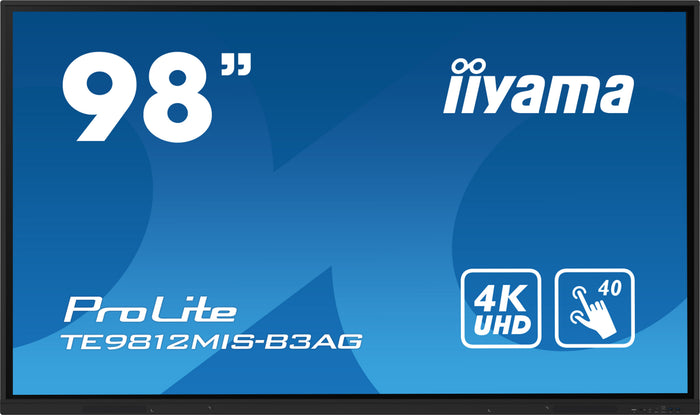 iiyama ProLite TE9812MIS-B3AG 98" 4K Ultra HD Interactive Touchscreen Display Interactive Touchscreen Display iiyama