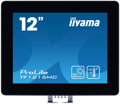 iiyama ProLite TF1215MC-B1 - 10pt PCAP 12" Open Frame Touchscreen Monitor iiyama OpenFrame Touchscreen iiyama