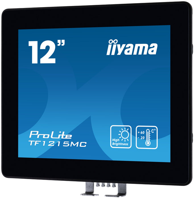 iiyama ProLite TF1215MC-B1 - 10pt PCAP 12" Open Frame Touchscreen Monitor