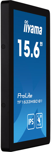 iiyama ProLite TF1633MSC-B1 15.6" PCAP 10 Points Touch Screen Monitor Touchscreen Monitor iiyama