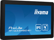 iiyama ProLite TF1633MSC-B1 15.6" PCAP 10 Points Touch Screen Monitor Touchscreen Monitor iiyama