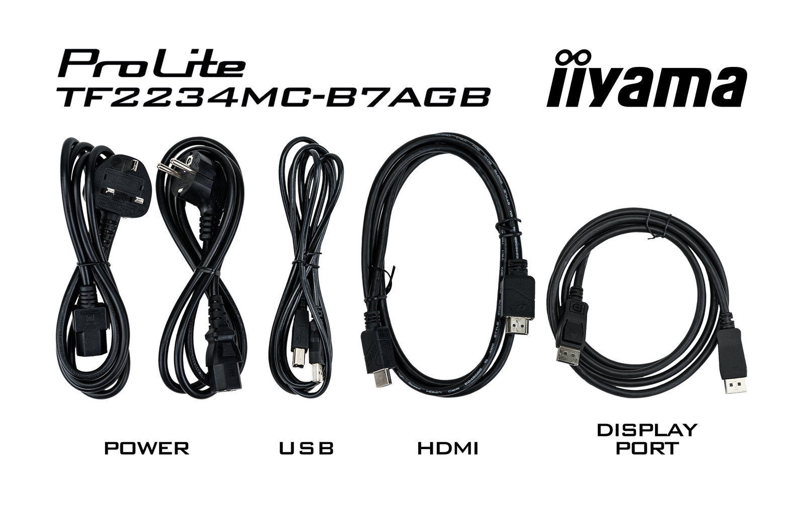 iiyama ProLite TF2234MC-B7AGB 22" PCAP 10pt Open Frame Touchscreen Monitor Touchscreen Monitor iiyama