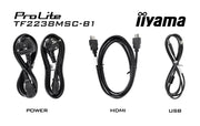iiyama ProLite TF2238MSC-B1 21.5" 10pt PCAP Touch Screen Monitor Touchscreen Monitor iiyama