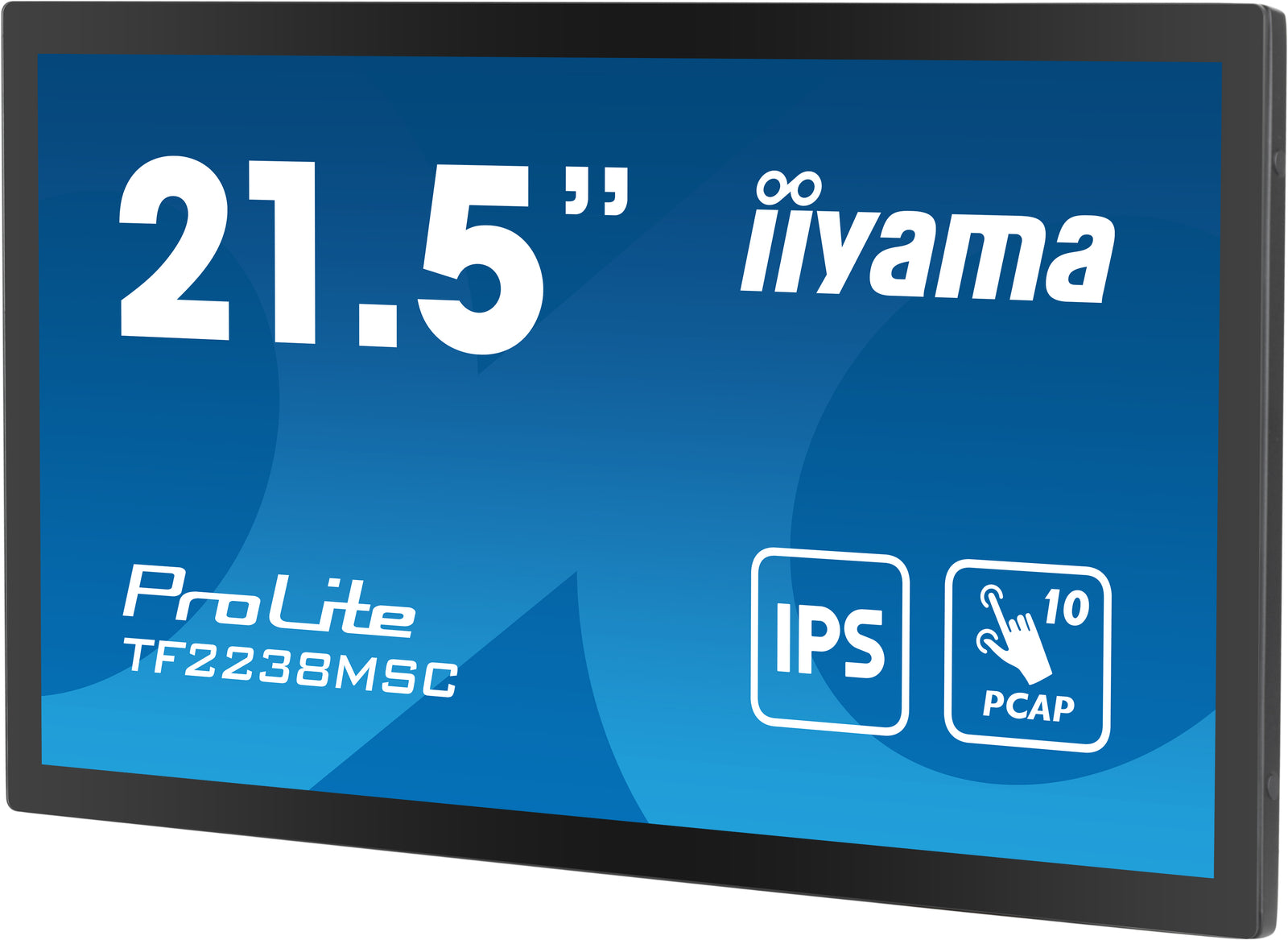 iiyama ProLite TF2238MSC-B1 21.5" 10pt PCAP Touch Screen Monitor Touchscreen Monitor iiyama