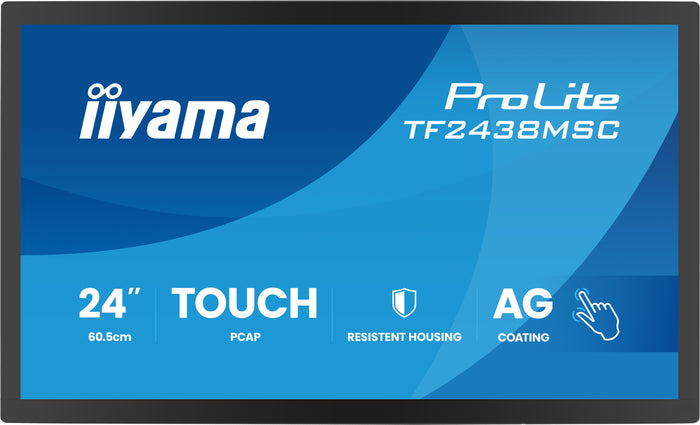 iiyama ProLite TF2438MSC-B2 24" FHD 120Hz 10pt Touchscreen Monitor Touchscreen Monitor iiyama
