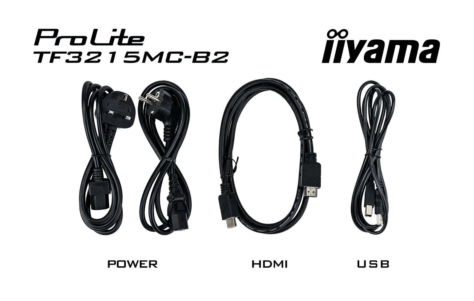 iiyama ProLite TF3215MC-B2 32" PCAP 30 Point Touch Monitor Touchscreen Monitor iiyama