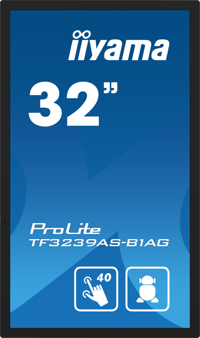 iiyama ProLite TF3239AS-B1AG 32" Full HD PCAP Touchscreen Display Interactive Touchscreen Display iiyama
