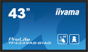 iiyama ProLite TF4339AS-B1AG 43" 4K Ultra HD PCAP Touchscreen Display Interactive Touchscreen Display iiyama