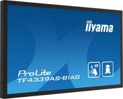 iiyama ProLite TF4339AS-B1AG 43" 4K Ultra HD PCAP Touchscreen Display Interactive Touchscreen Display iiyama