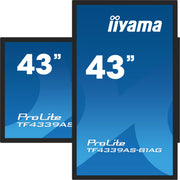 iiyama ProLite TF4339AS-B1AG 43" 4K Ultra HD PCAP Touchscreen Display Interactive Touchscreen Display iiyama