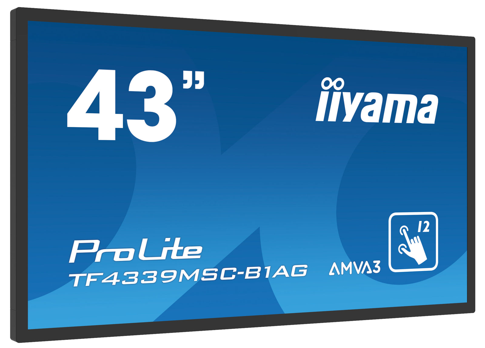 iiyama ProLite TF4339MSC-B1AG - 12pt PCAP 43" Open Frame Touchscreen Display Touchscreen Monitor iiyama