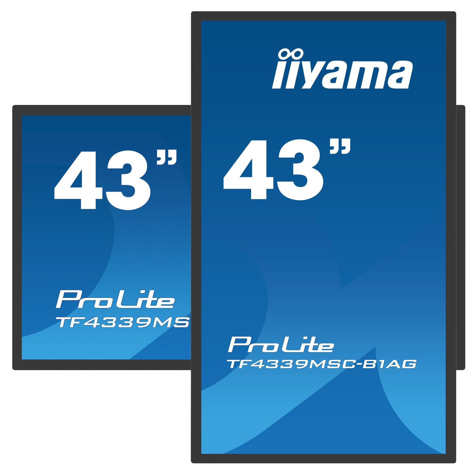 iiyama ProLite TF4339MSC-B1AG - 12pt PCAP 43" Open Frame Touchscreen Display Touchscreen Monitor iiyama