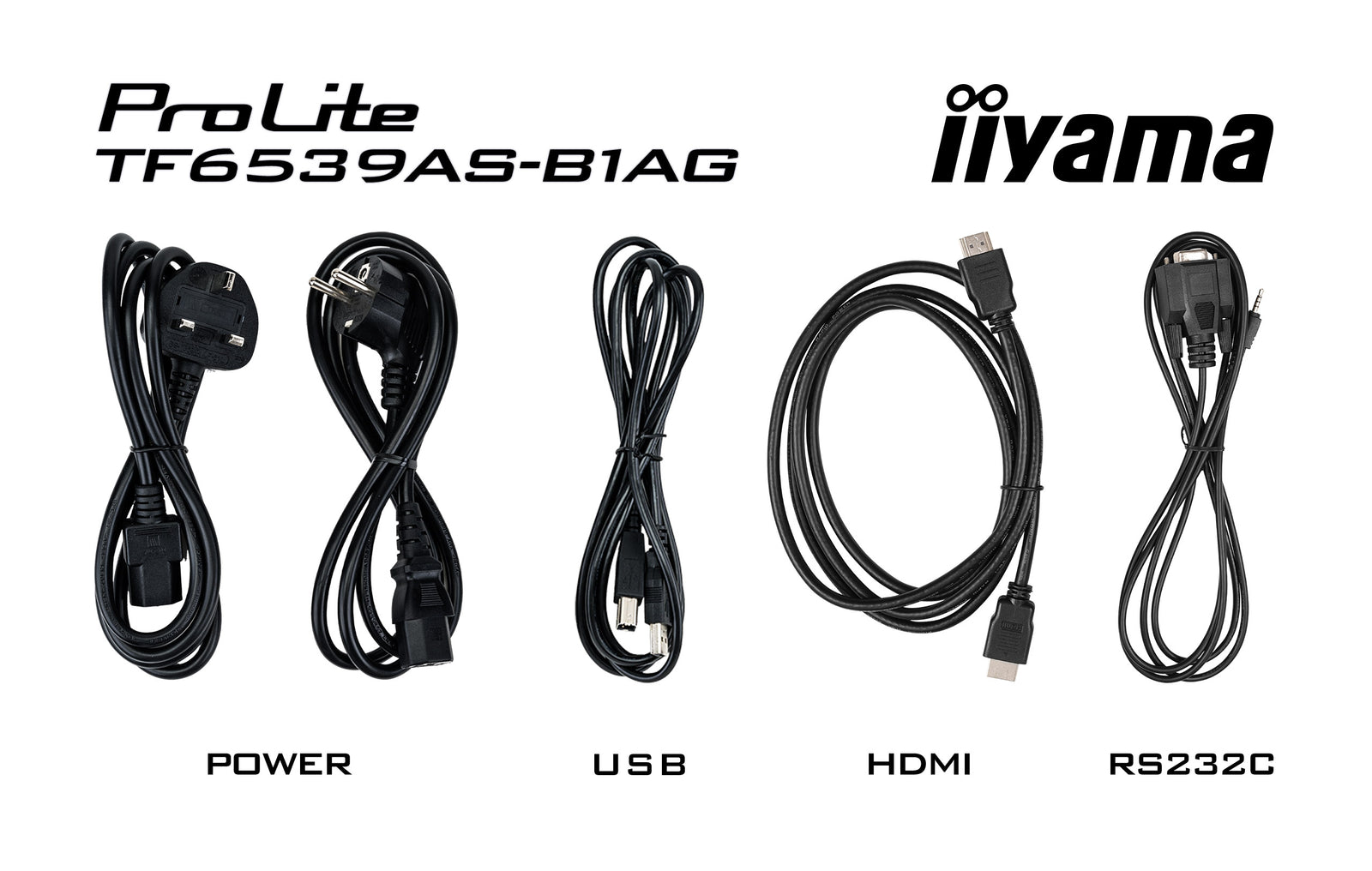 iiyama ProLite TF6539AS-B1AG 65" 4K Ultra HD PCAP Touchscreen Display Interactive Touchscreen Display iiyama