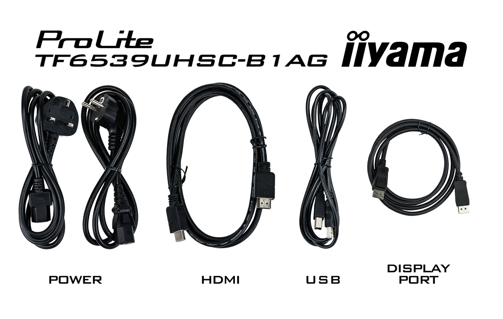 iiyama ProLite TF6539UHSC-B1AG - 50pt PCAP 65" Open Frame Touchscreen Display Touchscreen Monitor iiyama