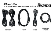 iiyama ProLite TF6539UHSC-B1AG - 50pt PCAP 65" Open Frame Touchscreen Display Touchscreen Monitor iiyama
