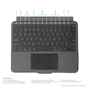 Targus VersaVu® Bluetooth® Keyboard Case for iPad Air®, iPad Pro® & iPad 10.9 - 11" (UK) | THZ967UK Keyboard & Mouse Targus
