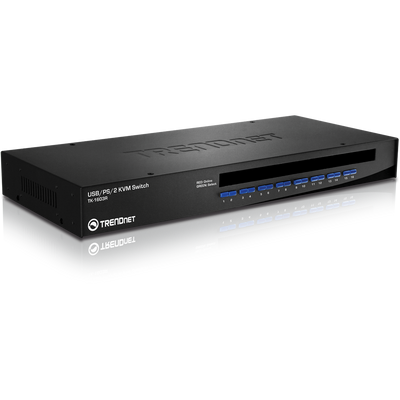 Trendnet 16-Port Rack Mount USB KVM Switch | TK-1603R Switches Trendnet