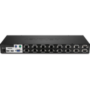 Trendnet 16-Port Rack Mount USB KVM Switch | TK-1603R Switches Trendnet