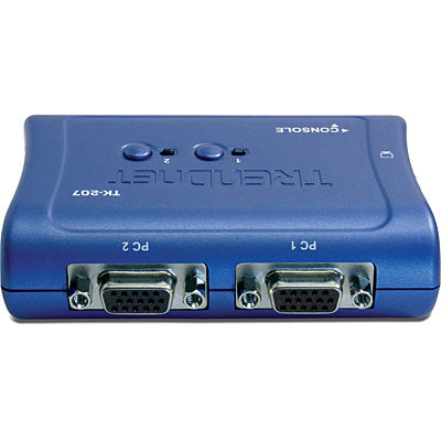 Trendnet 2-Port USB KVM Switch Kit | TK-207K Switches Trendnet
