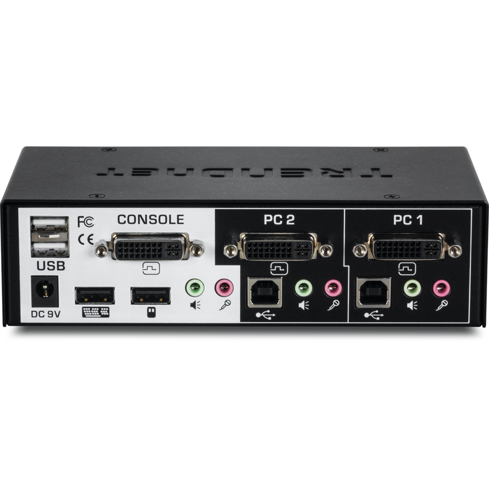 Trendnet 2-Port DVI KVM Switch Kit | TK-222DVK Switches Trendnet