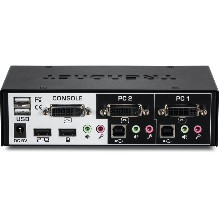 Trendnet 2-Port DVI KVM Switch Kit | TK-222DVK