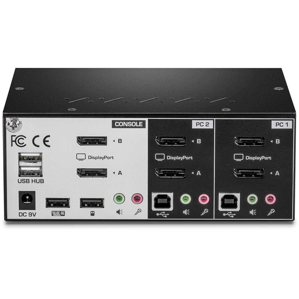 Trendnet 2-Port Dual Monitor DisplayPort KVM Switch | TK-240DP Switches Trendnet