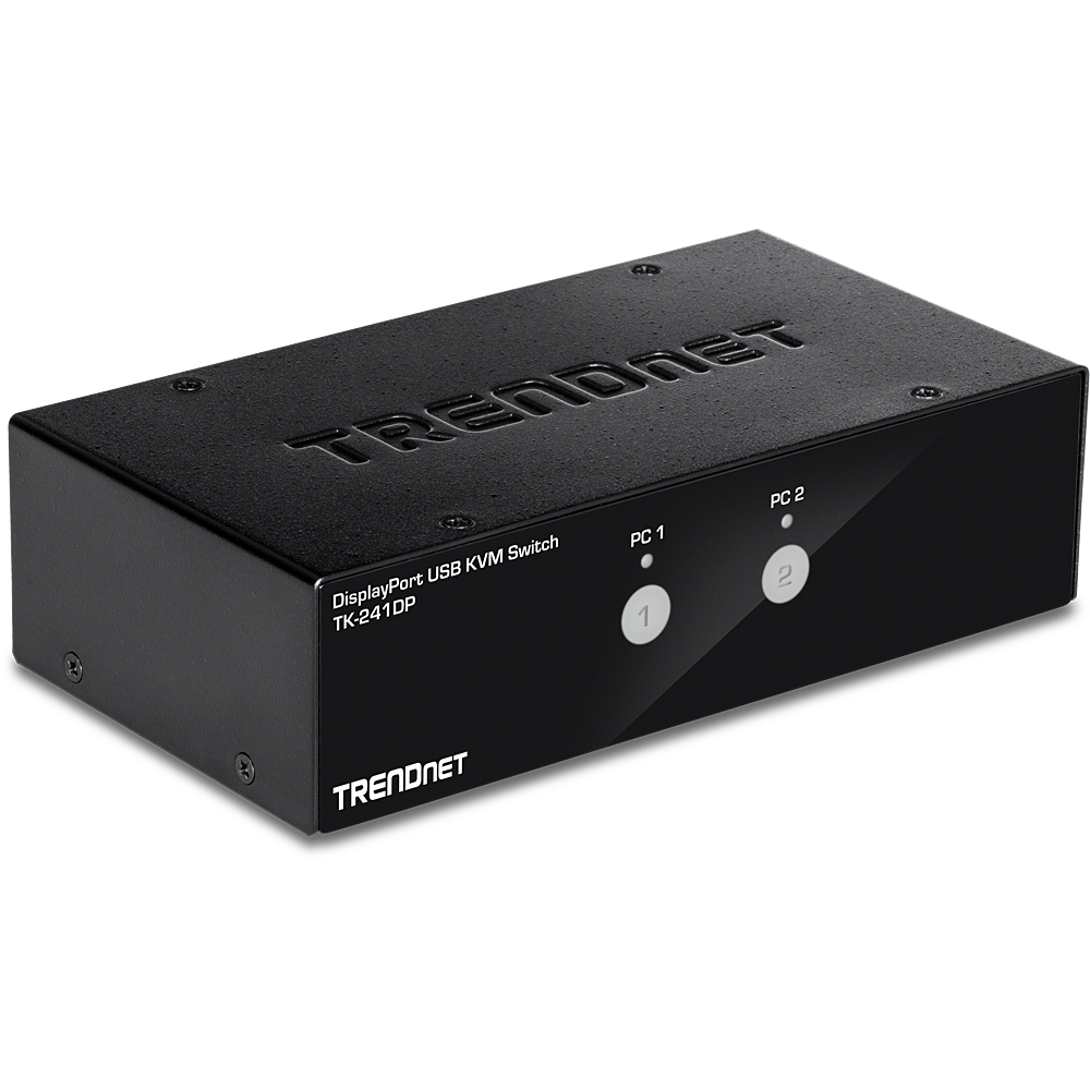Trendnet 2-Port DisplayPort KVM Switch | TK-241DP Switches Trendnet