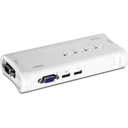 Trendnet 4-Port USB KVM Switch Kit | TK-407K Switches Trendnet