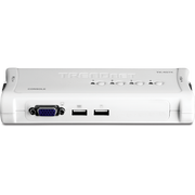 Trendnet 4-Port USB KVM Switch Kit | TK-407K Switches Trendnet