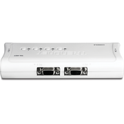Trendnet 4-Port USB KVM Switch Kit | TK-407K Switches Trendnet