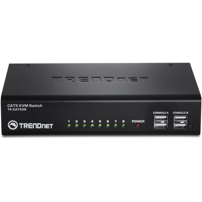 Trendnet 8-Port CAT5 KVM Switch | TK-CAT508 Switches Trendnet