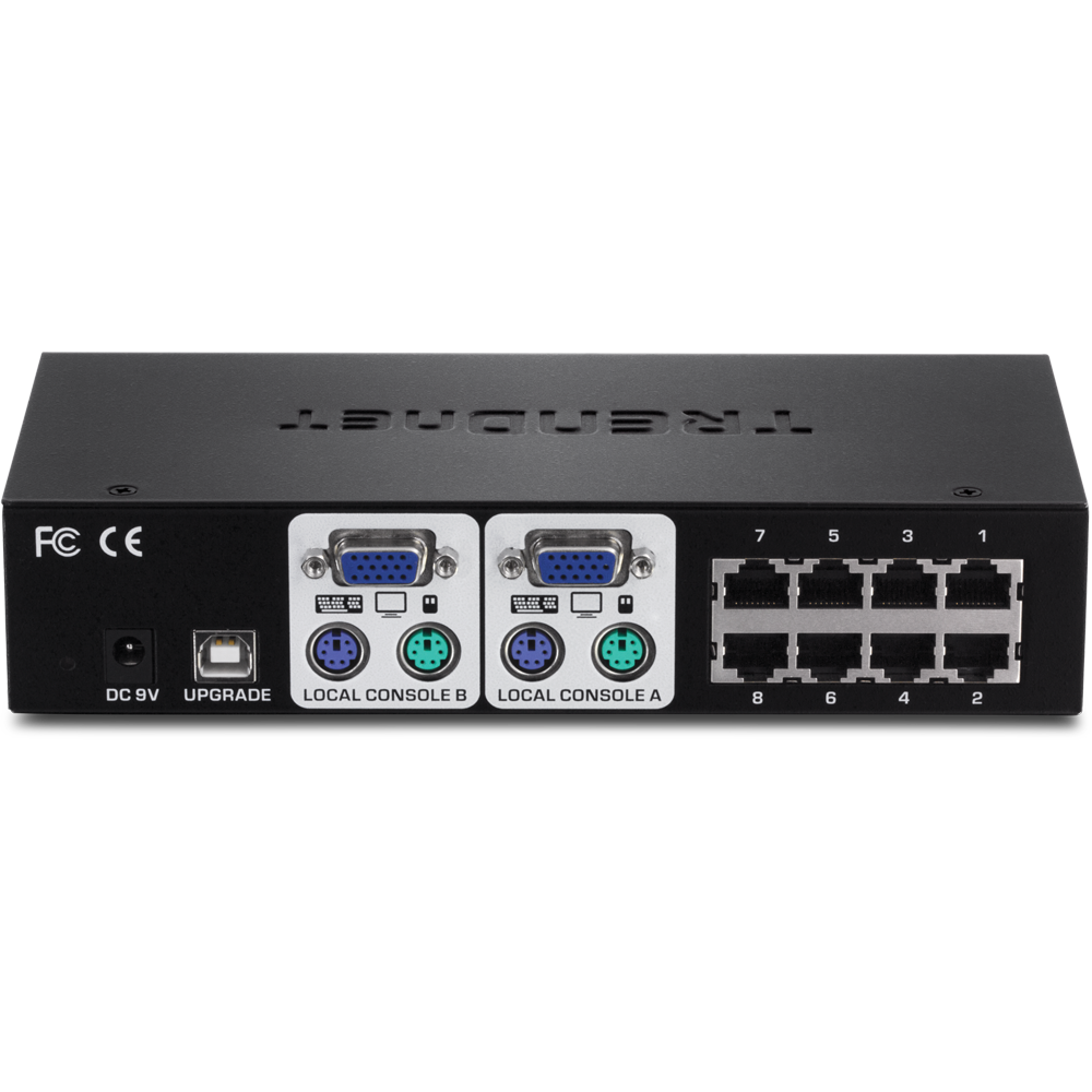 Trendnet 8-Port CAT5 KVM Switch | TK-CAT508 Switches Trendnet