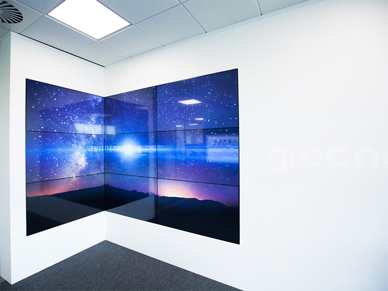 Moove SMB46N1 – 46" Narrow Bezel LCD Videowall Display | 1.8mm Bezel to Bezel LCD Video Wall Display ScreenMoove