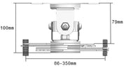 Vision TM-CC Close-Coupled Projector Ceiling Mount Projector Mount Vision