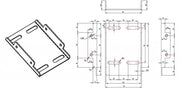 Vision TM-ST2 Short-Throw Projector Wall Mount Projector Mount Vision