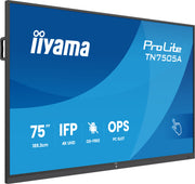 iiyama ProLite TN7505A-B1AG 75" 4K UHD OS-Free Professional Touch Display Interactive Touchscreen Display iiyama