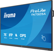 iiyama ProLite TN7505A-B1AG 75" 4K UHD OS-Free Professional Touch Display Interactive Touchscreen Display iiyama