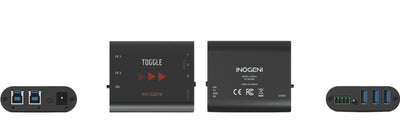 Inogeni USB 3.0 Devices to 2 PCs Switcher | TOGGLE Video Signal Converters Inogeni