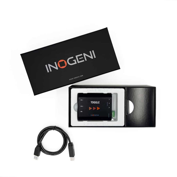 Inogeni USB 3.0 Devices to 2 PCs Switcher | TOGGLE Video Signal Converters Inogeni