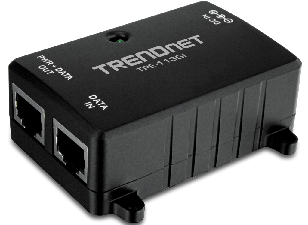 Trendet Gigabit Power over Ethernet (PoE) Injector | TPE-113GI Adapter / Converter Trendnet