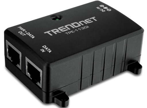 Trendet Gigabit Power over Ethernet (PoE) Injector | TPE-113GI